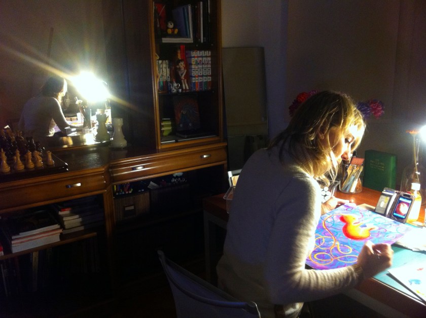 Ζωγραφίζοντας τον... κεφάλιο λώρο.